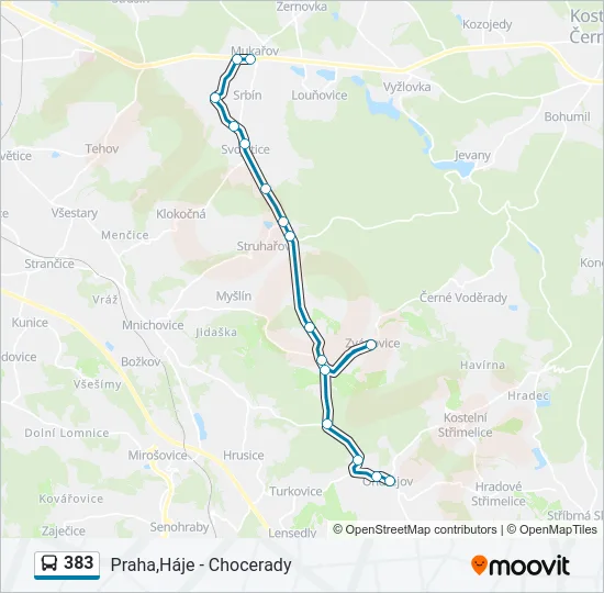 383  Line Map