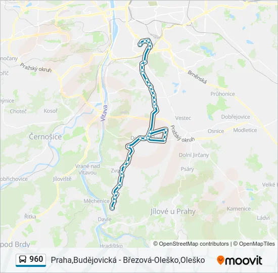 960  Line Map