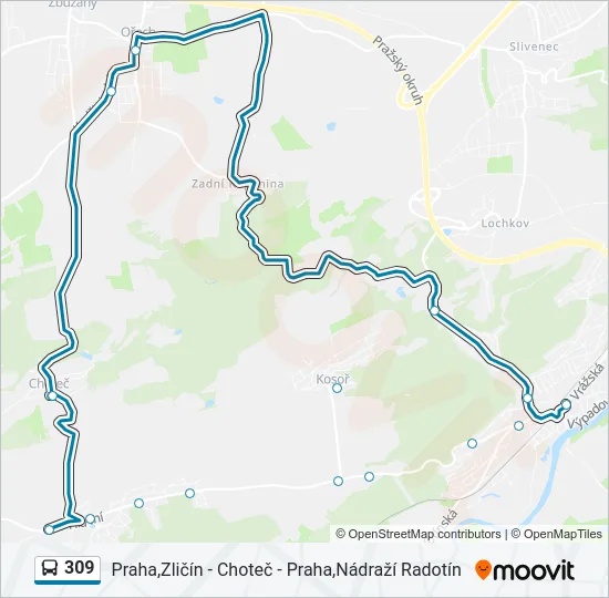 309  Line Map