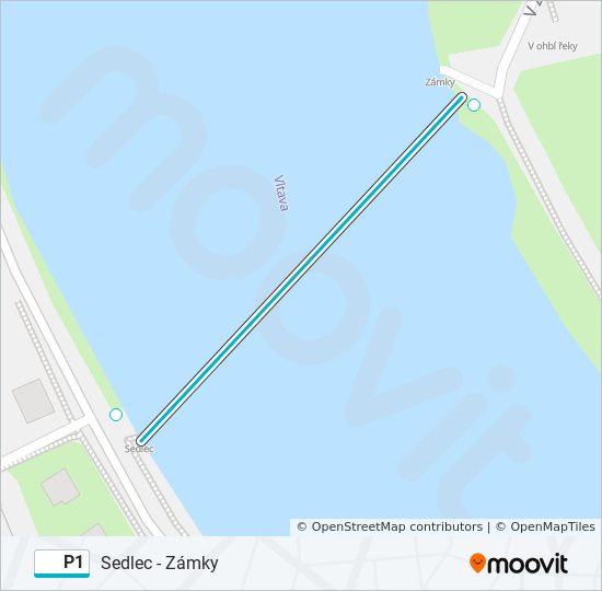 P1 ferry Line Map