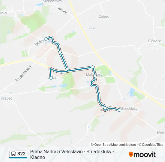 322  Line Map