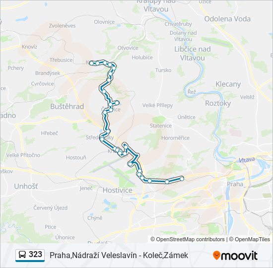 323 bus Line Map