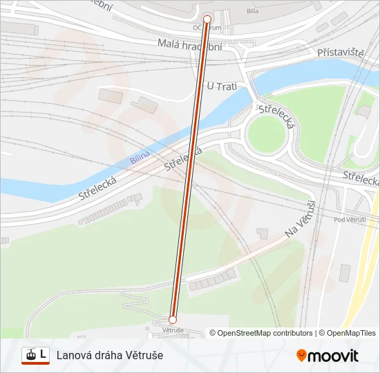 L Gondola Line Map