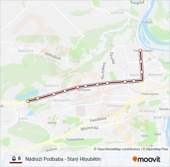 8 light rail Line Map