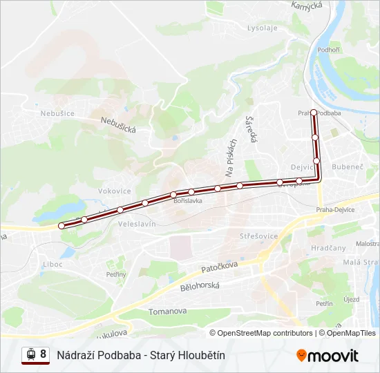 8 Light Rail Line Map