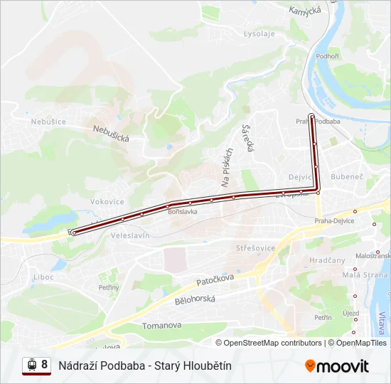 8 Light Rail Line Map