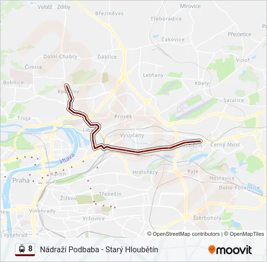 8 Light Rail Line Map