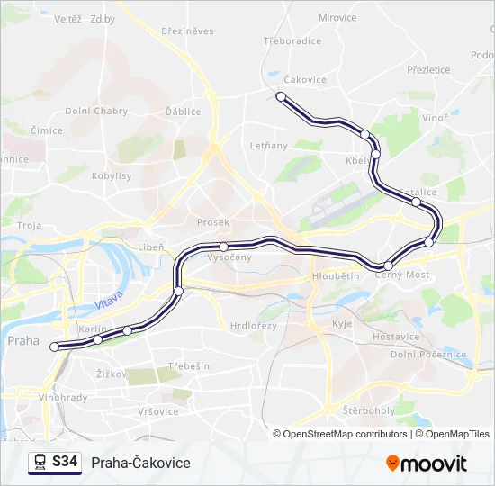 S34  Line Map