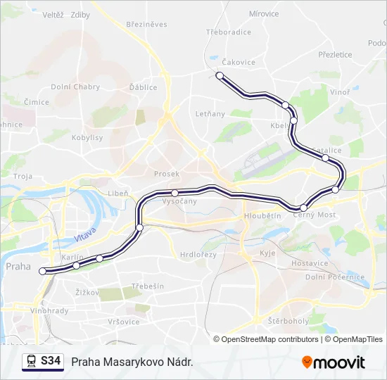 S34  Line Map