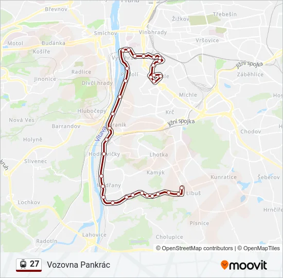 27 Light Rail Line Map