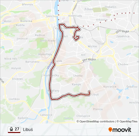 27 Light Rail Line Map