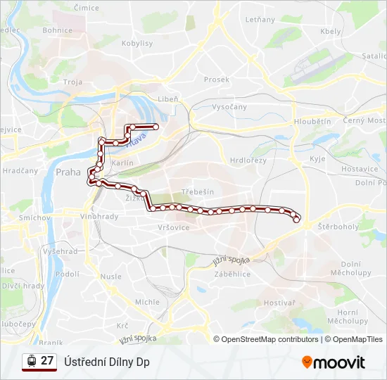 27 Light Rail Line Map