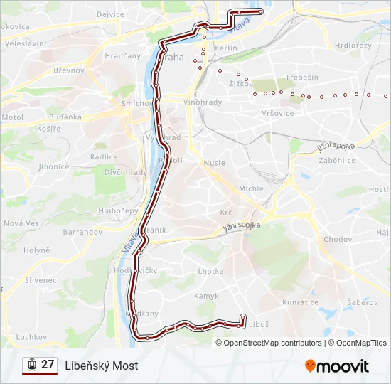 27 Light Rail Line Map