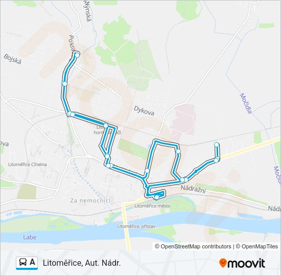 A Bus Line Map
