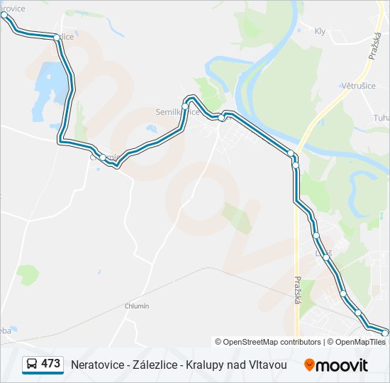 Автобус 473: карта маршрута