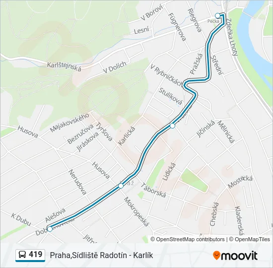 419  Line Map