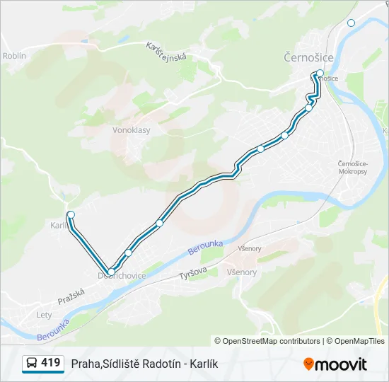 419  Line Map