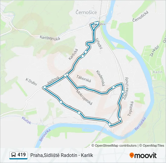 419  Line Map