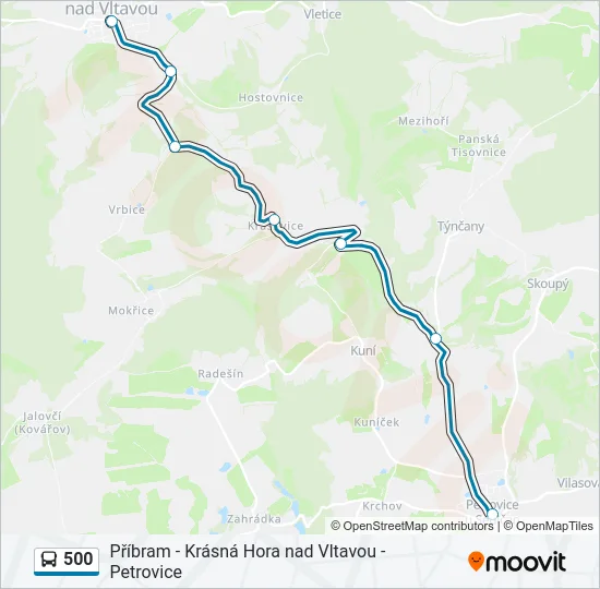 500  Line Map