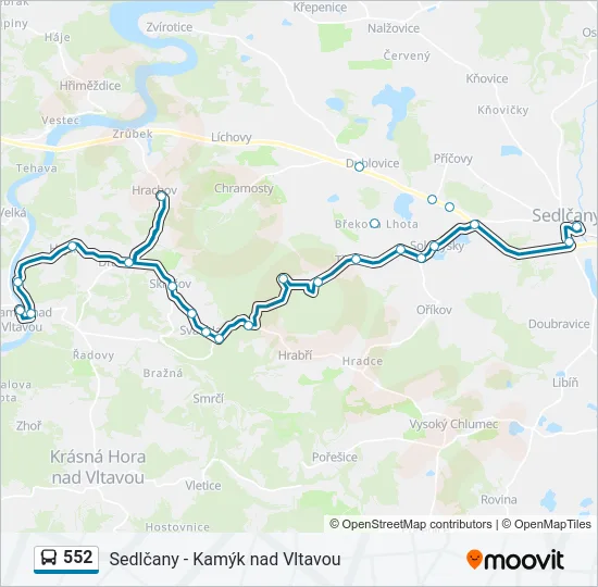 552  Line Map