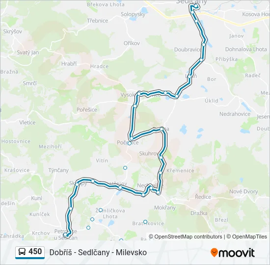 450  Line Map