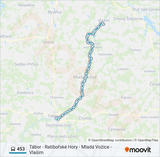  453: карта маршрута