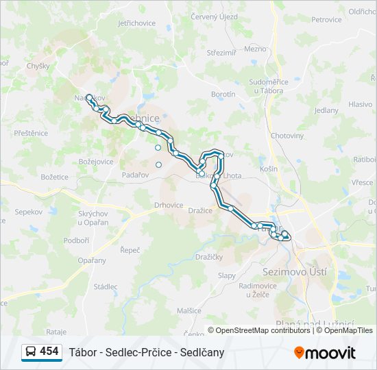 454  Line Map