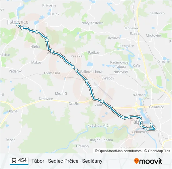 454  Line Map
