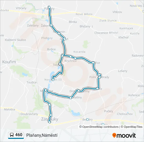 460  Line Map