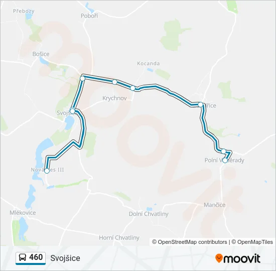 460  Line Map