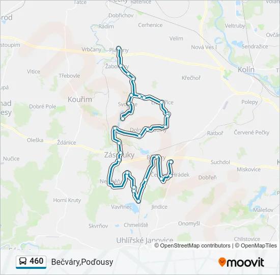 460  Line Map