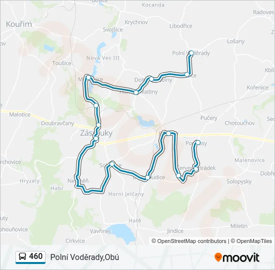 460  Line Map