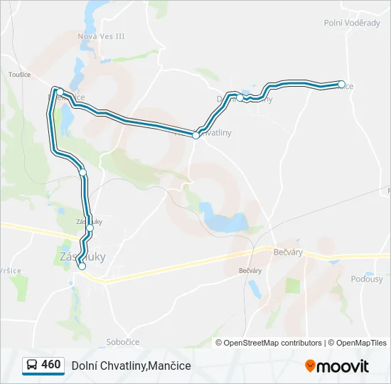 460  Line Map