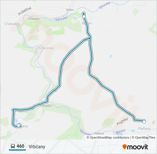 460  Line Map
