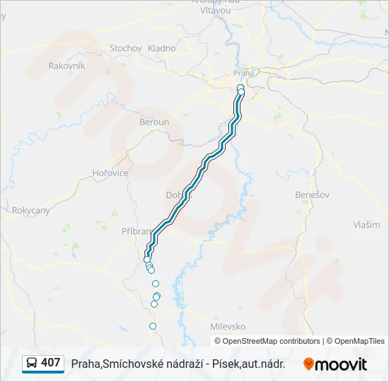 407  Line Map