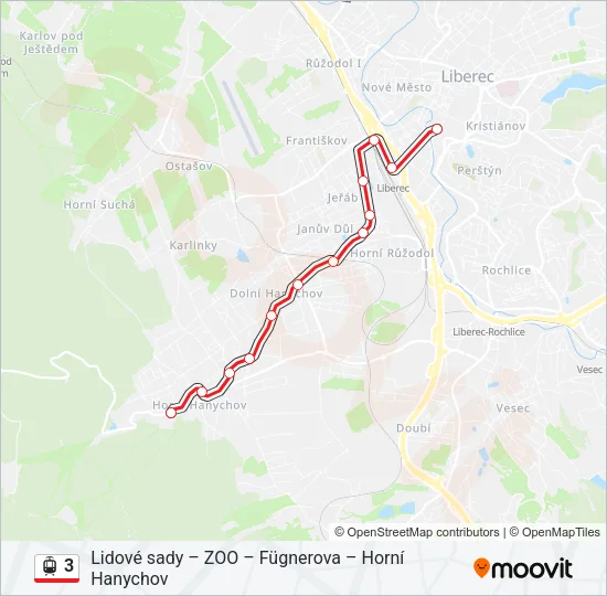 3 Light Rail Line Map