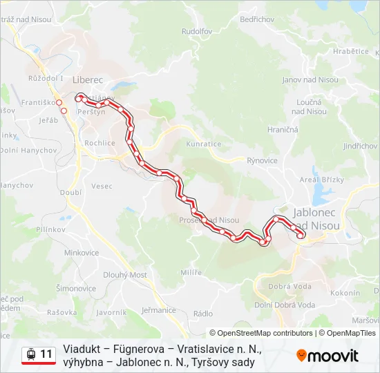 11 Light Rail Line Map