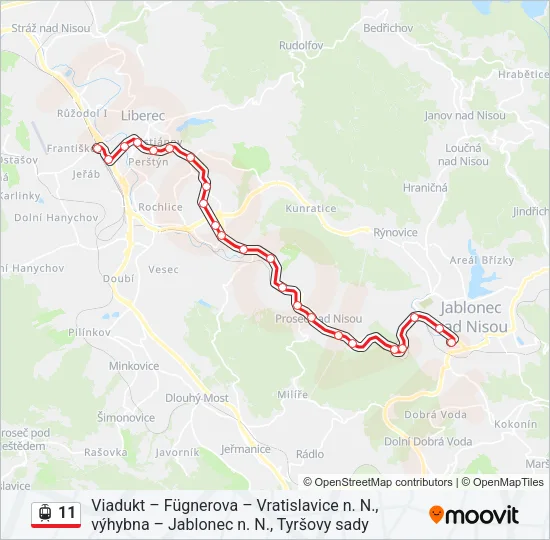 11 Light Rail Line Map
