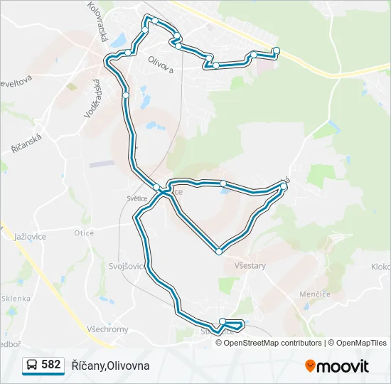 582  Line Map