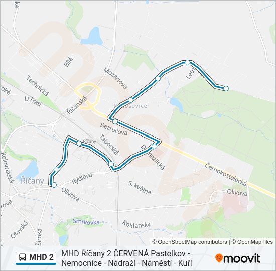 MHD 2  Line Map
