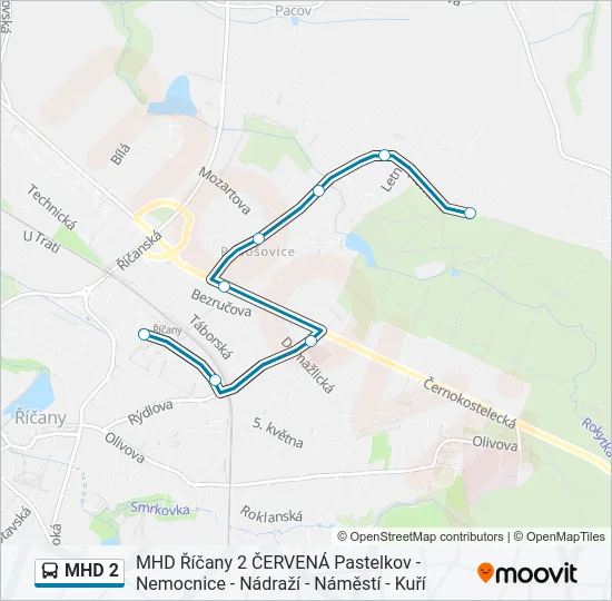 MHD 2  Line Map