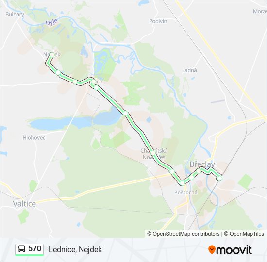 570 bus Line Map