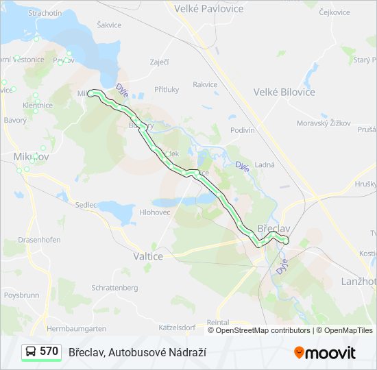 570 bus Line Map