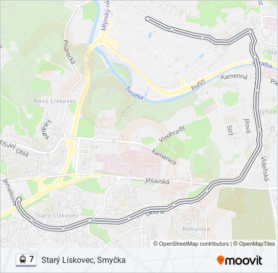 7 tram Line Map