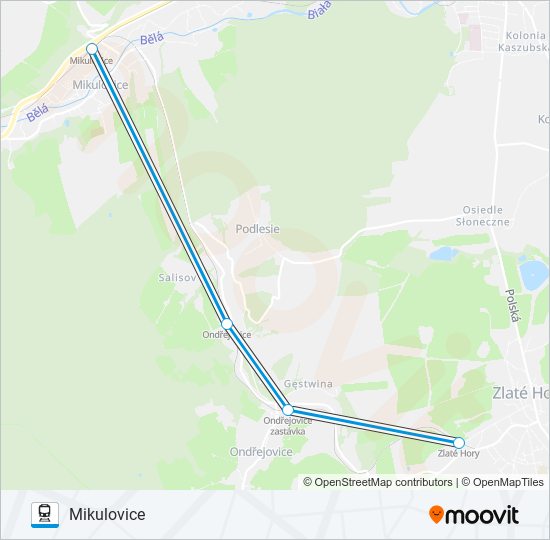 OS 23662 train Line Map