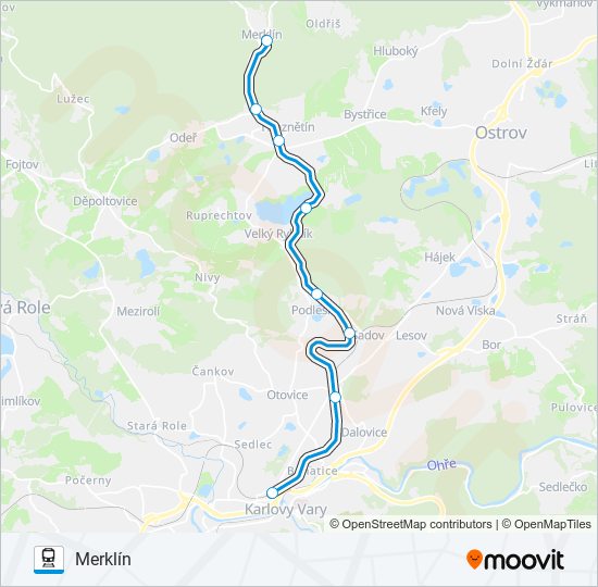 OS 27004 train Line Map