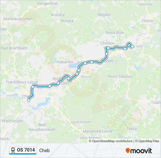 OS 7014 train Line Map