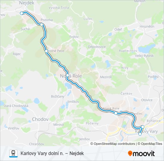 OS 17142 train Line Map