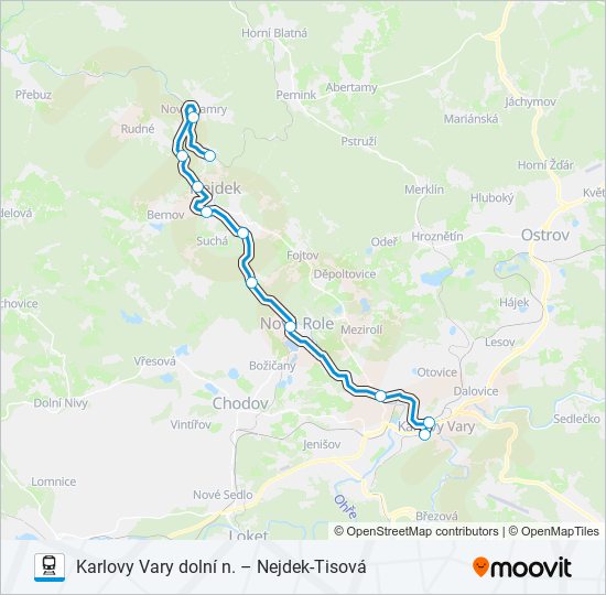 OS 17142 train Line Map