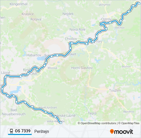 OS 7339 train Line Map